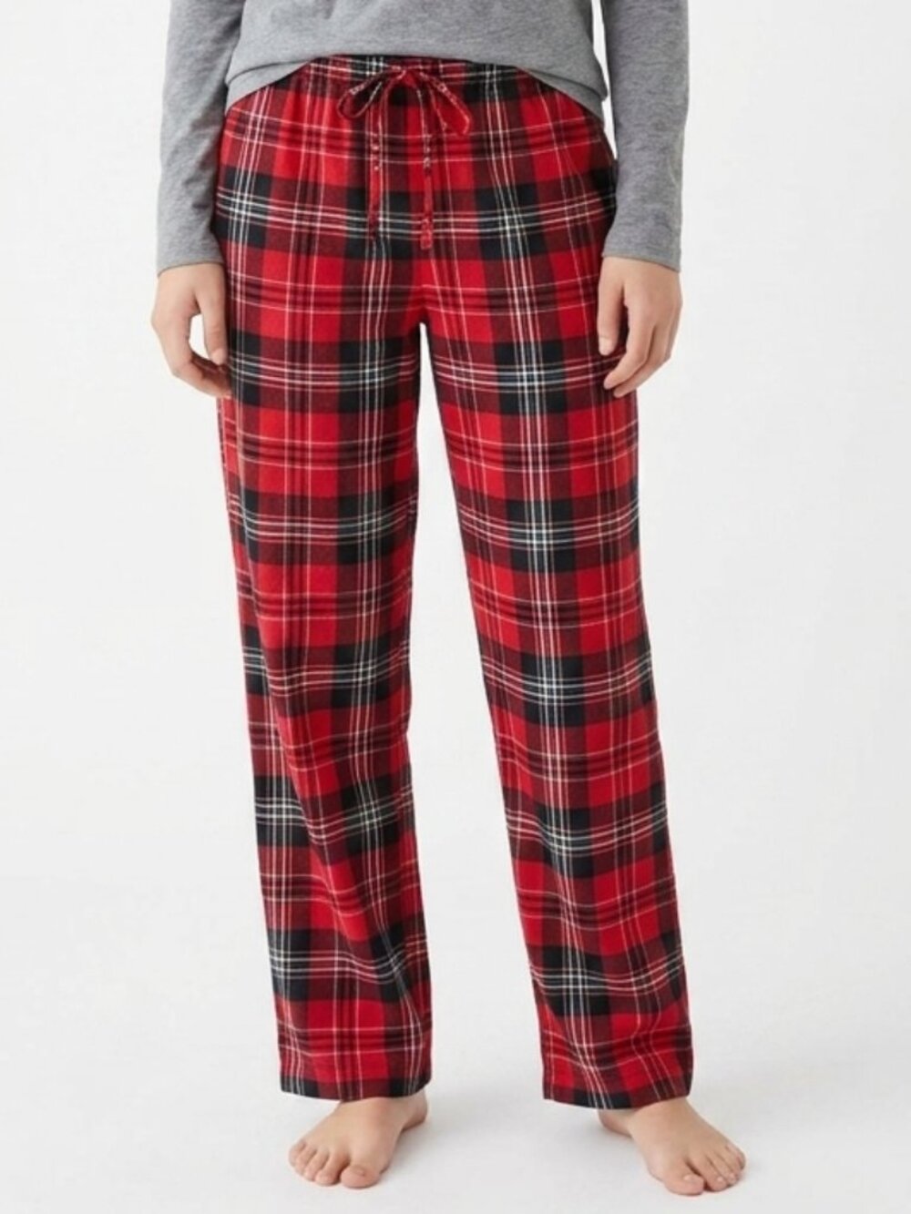 Victoria's Secert Red Plaid Flannel PJ Shorts Women's Size S